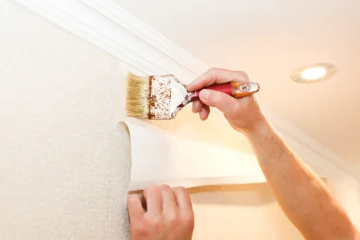 Pose de papier peint à Rimling — revêtements muraux et toiles de verre